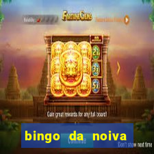 bingo da noiva para imprimir